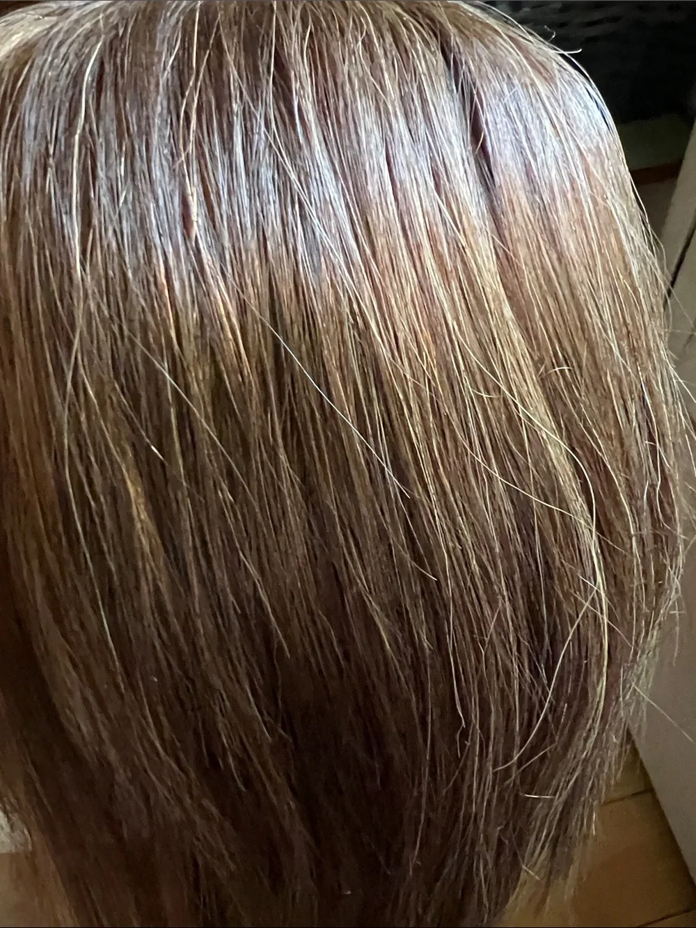 Chestnut Brown Short Layered Synthetic Wig